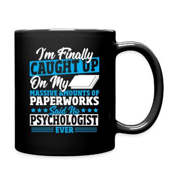 Psychologue École Psychologue Psychothérapeute - Mug uni - noir - Droite