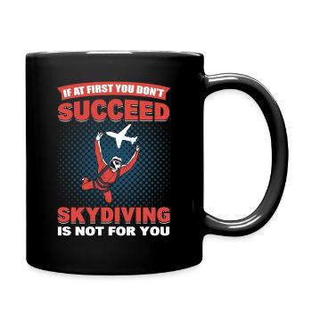 Parachutistes parachutistes parachute - Mug uni - noir - Droite