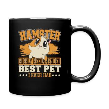 hamster rongeur rongeur animal mignon animaux - Mug uni - noir - Droite