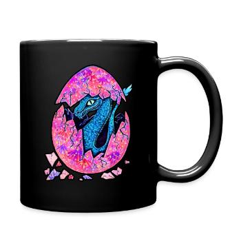 Blue Dragon Baby - Tasse einfarbig - Schwarz - Rechts