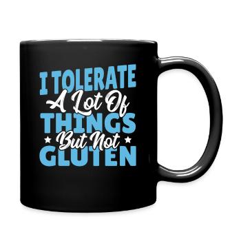 Glutenfrei Gluten frei Glutenfreie Diät Getreide - Tasse einfarbig - Schwarz - Rechts