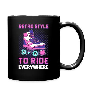 Roller Skating Roller Derby Roller Skating Sports - Mug uni - noir - Droite