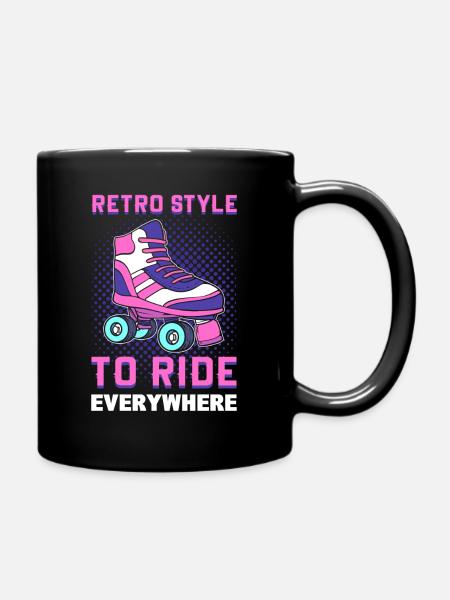 Roller Skating Roller Derby Roller Skating Sports - Mug uni - noir