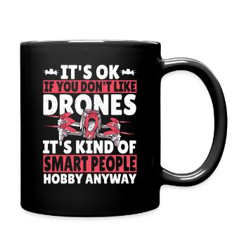Drone volant Drone volant Pilote de drone - Mug uni - noir - Droite