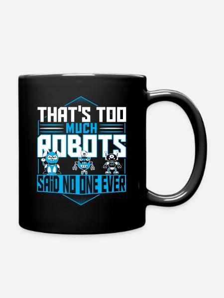 Robotik Robotik Roboter Bioengineering Digital - Tasse einfarbig - Schwarz