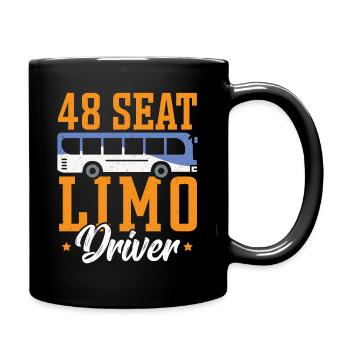 48 Limo Driver Bus Driver School Bus Driver - Tasse einfarbig - Schwarz - Rechts