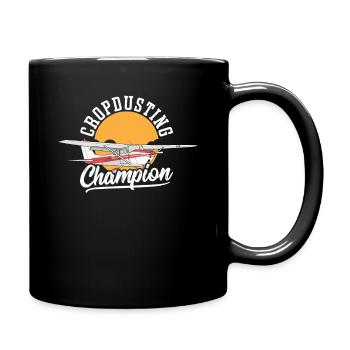 Cropdusting Champion Crop Duster Crop Dusting - Full Colour Mug - black - Right