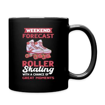 Roller Skating Roller Derby Roller Skating Roller Roller - Mug uni - noir - Droite