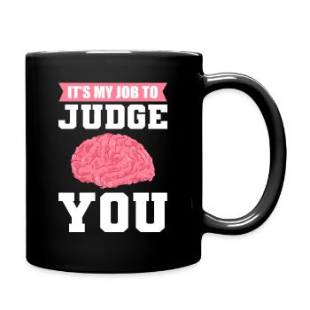 Psychologe Schulpsychologe Psychologie Psyche - Tasse einfarbig - Schwarz - Rechts