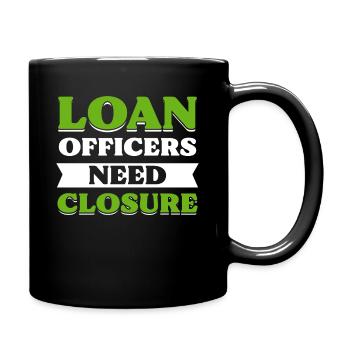 Agents de crédit Courtiers en prêts hypothécaires - Mug uni - noir - Droite