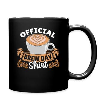 Official Brew Day Shirt Barista Coffeemaker - Full Colour Mug - black - Right