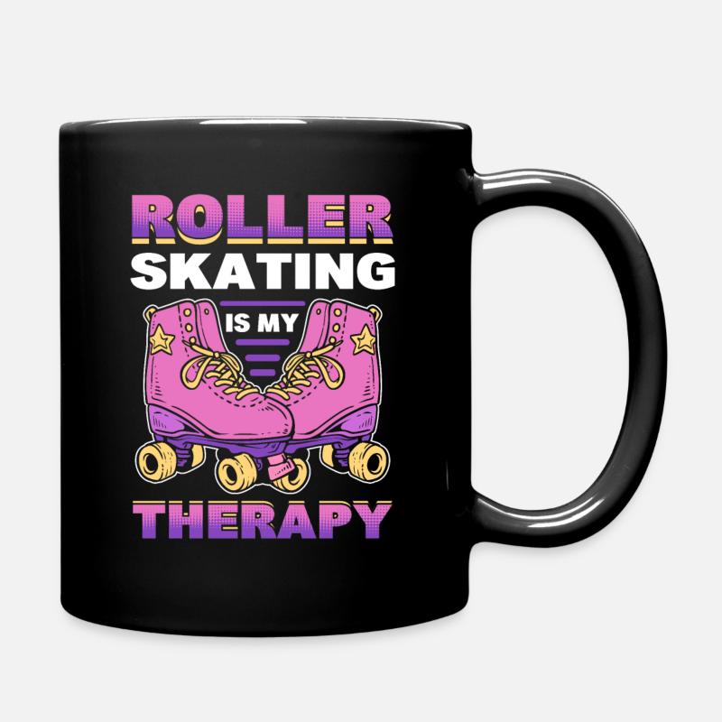 Roller Skating Roller Derby Roller Skating Sports - Mug uni - noir