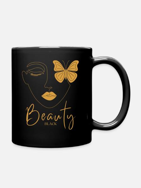 Beauty black - Mug uni - noir