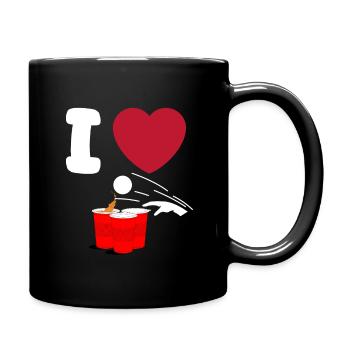 J’adore Beerpong - Mug uni - noir - Droite