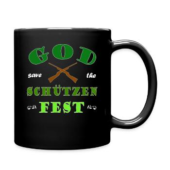 God save the Schützenfest - Tasse einfarbig - Schwarz - Rechts