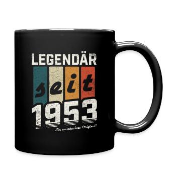 LEGENDÄR SEIT 1953 WASCHECHTES ORIGINAL GEBURTSTAG - Tasse einfarbig - Schwarz - Rechts