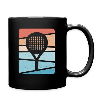 Padel tennis padel rackets padel player padel - Full Colour Mug - black - Right