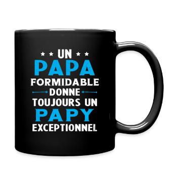 Un papa formidable - Papy exceptionnel Cadeau - Mug uni - noir - Droite