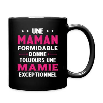Cadeau pour Grand-Mère - Une Mamie Exceptionnelle - Mug uni - noir - Droite