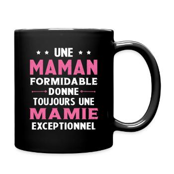 Cadeau pour Grand-Mère - Une Mamie Exceptionnelle - Mug uni - noir - Droite