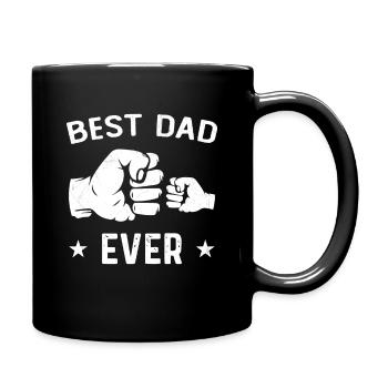 Das beste Vater-Humor-Vater-Geschenk der Welt - Tasse einfarbig - Schwarz - Rechts