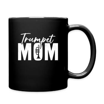 Mom Trumpeter Humor Gift Woman - Full Colour Mug - black - Right