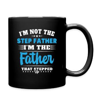 Ich bin nicht der Schwiegervater, der aufgestanden ist - Tasse einfarbig - Schwarz - Rechts