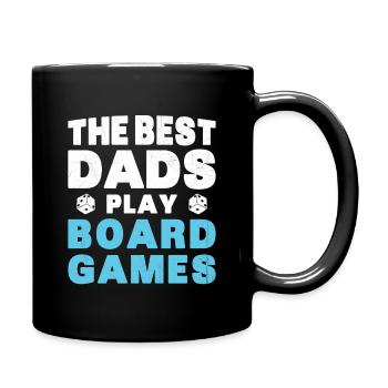 Meilleurs Pères Jouent Jeux de Plateau Cadeau - Mug uni - noir - Droite