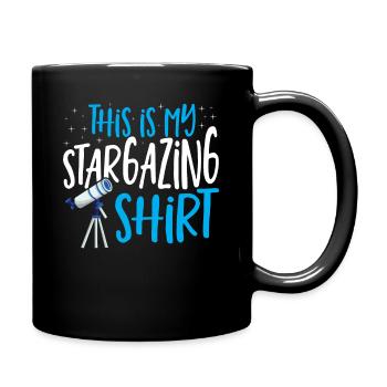 Astronomy This Is My Stargazing Shirt Stargazer - Full Colour Mug - black - Right