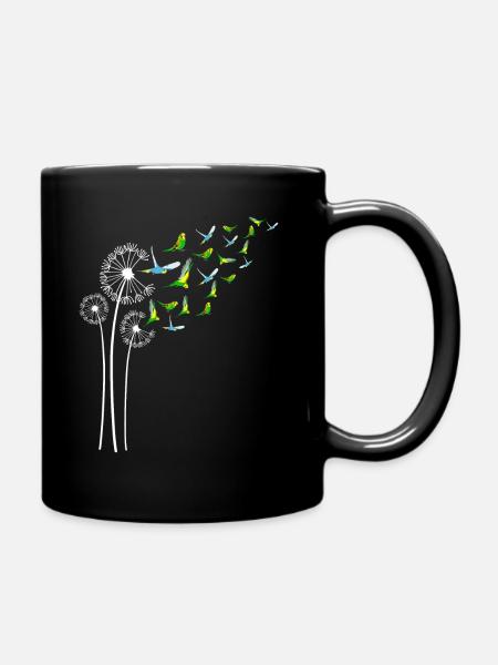 Wellensittich Löwenzahnblüte für Löwenzahnsittich - Tasse einfarbig - Schwarz
