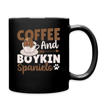 Café et Boykin Spaniels Boykin Spaniel - Mug uni - noir - Droite