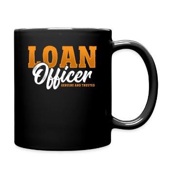 Agent de crédit authentique et digne de confiance - Mug uni - noir - Droite