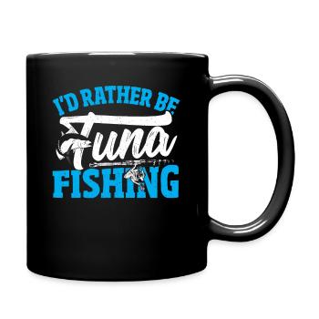 Je préfère pêcher le thon - Mug uni - noir - Droite