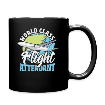 Aviation d’agent de bord de classe mondiale - Mug uni - noir - Droite