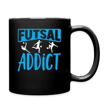 Futsal addict futsal indoor soccer - Mug uni - noir - Droite