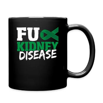 Fuck Kidney Disease Green Loop - Mug uni - noir - Droite