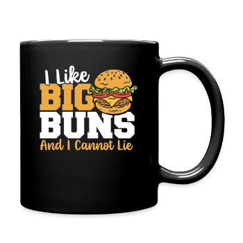 J’aime les gros rouleaux et je ne peux pas mentir - Mug uni - noir - Droite