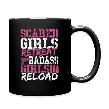 Scared Girls Retreat Badass Girls Reload 2nd - Full Colour Mug - black - Right