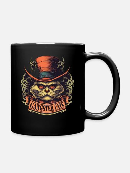 Gangster cats - Mug uni - noir
