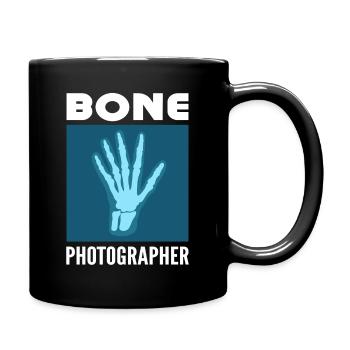 Bone Photographer Rad Tech X-Ray Technologist - Full Colour Mug - black - Right