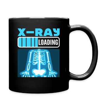 X-Ray Loading Rad Tech X-Ray Technologist - Full Colour Mug - black - Right