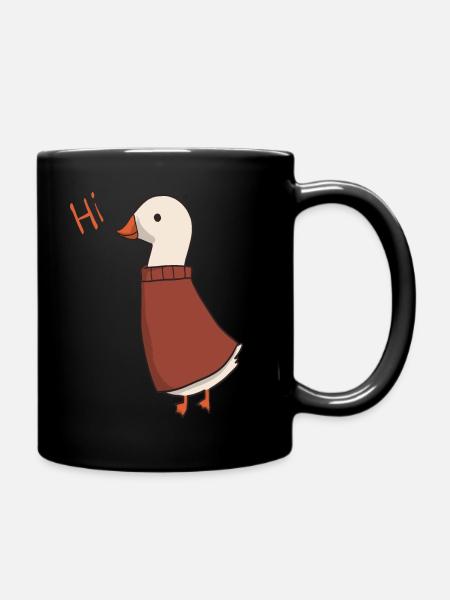 Autumn goose. - Full Colour Mug - black