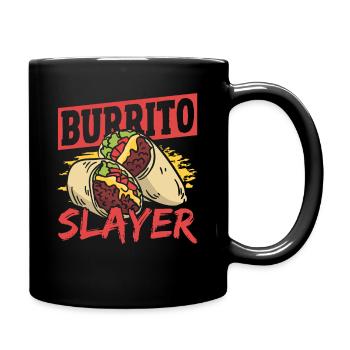 Burrito Slayer Burritos Taco Family - Full Colour Mug - black - Right