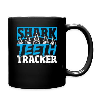 Shark Teeth Tracker Shark Teeth Collector Fossil - Full Colour Mug - black - Right