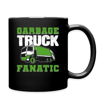 Fanatiques de camions à ordures Camion à ordures Camion à ordures - Mug uni - noir - Droite