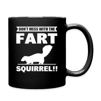 Ne plaisantez pas avec l’écureuil pet! - Mug uni - noir - Droite