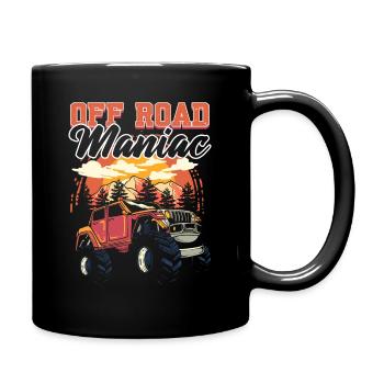 Off-Road Maniac Off-Roading Off-Roading - Tasse einfarbig - Schwarz - Rechts