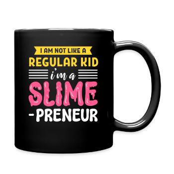 Ich bin nicht wie ein normales Kind, ich bin ein - Tasse einfarbig - Schwarz - Rechts