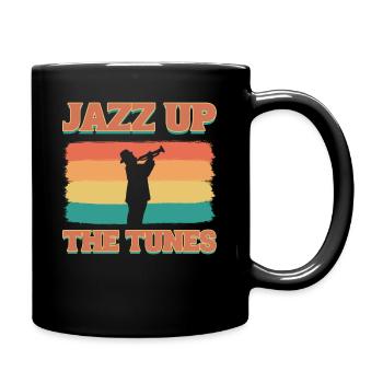 Jazz Up The Tunes Jazz Music Jazz Auditeur - Mug uni - noir - Droite