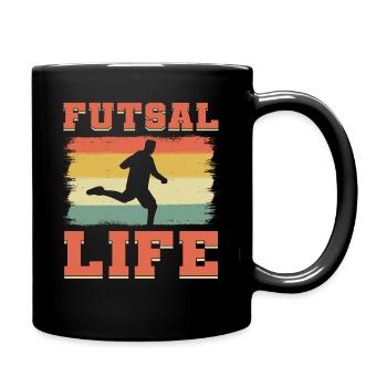 Futsal Life Futsal Soccer en salle - Mug uni - noir - Droite